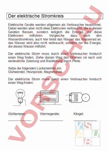 Arbeitsblatt Schülerblatt 10 Physik Elektrizität Magnetismus