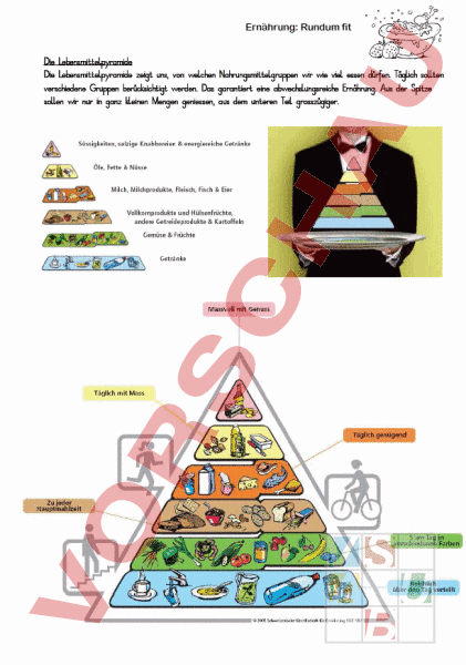 Arbeitsblatt Ernährung Biologie Anderes Thema 