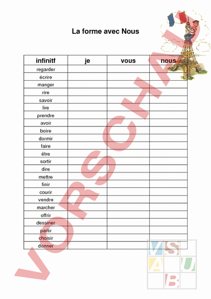 arbeitsblatt-nous-form-etape-14-franz-sisch-grammatik