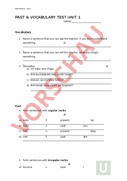 arbeitsblatt-test-past-und-present-nw3-englisch-grammatik